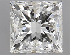 Foto Diamante Natural 0.90 quilates, Princesa , Color L, claridad VS1 y certificado GIA de