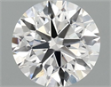 Lab Grown Diamond 1.04 Carats, Round with Excellent Cut, E Color, VS1 Clarity and Certified by IGI