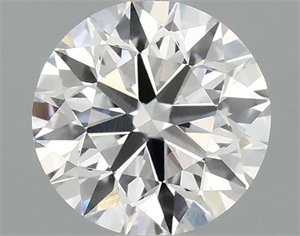 Picture of Lab Grown Diamond 1.04 Carats, Round with Excellent Cut, E Color, VS1 Clarity and Certified by IGI
