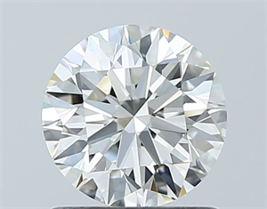 Picture of Natural Diamond 0.90 Carats, Round with Excellent Cut, I Color, VVS1 Clarity and Certified by GIA