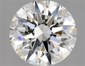 Picture of Natural Diamond 0.50 Carats, Round with Excellent Cut, H Color, VVS2 Clarity and Certified by GIA