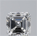 Natural Diamond 1.20 Carats, Asscher with  Cut, E Color, VS2 Clarity and Certified by GIA