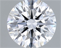 Lab Grown Diamond 1.00 Carats, Round with Ideal Cut, D Color, VVS1 Clarity and Certified by IGI
