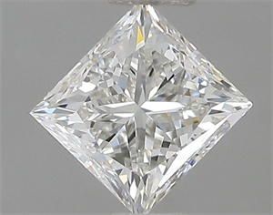 Picture of Natural Diamond 0.70 Carats, Princess with  Cut, H Color, IF Clarity and Certified by IGI