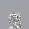 Natural Diamond 0.33 Carats, Radiant with  Cut, E Color, VVS2 Clarity and Certified by GIA