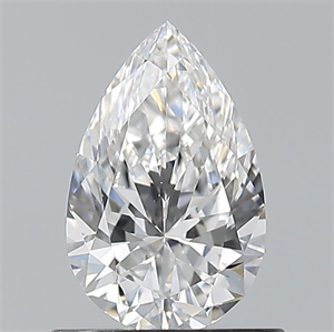Picture of Natural Diamond 0.72 Carats, Pear with  Cut, E Color, VS1 Clarity and Certified by GIA