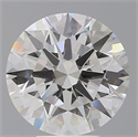 Lab Grown Diamond 5.60 Carats, Round with Ideal Cut, E Color, VVS2 Clarity and Certified by IGI
