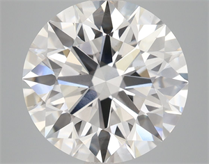 Picture of Lab Grown Diamond 7.09 Carats, Round with Ideal Cut, F Color, VS1 Clarity and Certified by IGI
