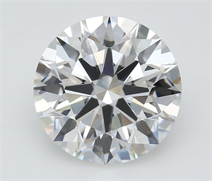 Picture of Lab Grown Diamond 7.09 Carats, Round with Excellent Cut, E Color, VVS2 Clarity and Certified by GIA