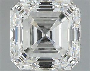 Foto Diamante Natural 1.10 quilates, Asscher , Color F, claridad VS1 y certificado GIA de