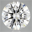 Lab Grown Diamond 5.91 Carats, Round with Excellent Cut, E Color, VVS2 Clarity and Certified by IGI