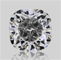 Diamante Natural 0.50 quilates, Del cojín , Color D, claridad SI1 y certificado GIA