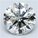Diamante Natural 3.09 quilates, Redondo , Color K, claridad SI1 y certificado GIA
