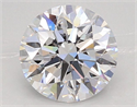 Lab Grown Diamond 1.37 Carats, Round with Ideal Cut, D Color, VS1 Clarity and Certified by IGI