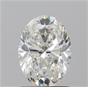 Natural Diamond 1.50 Carats, Oval with  Cut, H Color, VS2 Clarity and Certified by GIA