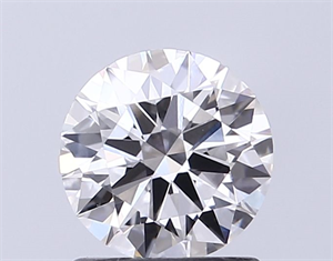 Picture of Lab Grown Diamond 0.96 Carats, Round with Excellent Cut, D Color, VS1 Clarity and Certified by IGI