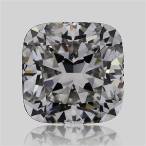 Picture of Natural Diamond 0.45 Carats, Cushion with  Cut, F Color, IF Clarity and Certified by GIA