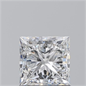 Natural Diamond 1.01 Carats, Princess with  Cut, D Color, VS1 Clarity and Certified by GIA