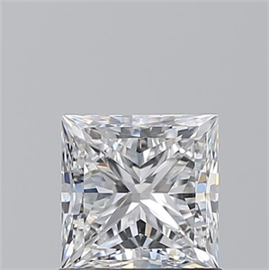 Picture of Natural Diamond 1.01 Carats, Princess with  Cut, D Color, VS1 Clarity and Certified by GIA