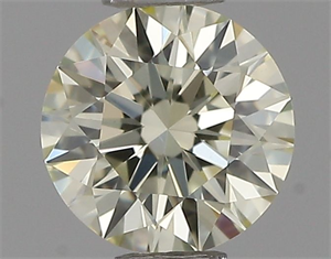 Foto Diamante Natural 0.40 quilates, Redondo , Color N, claridad VVS2 y certificado IGI de