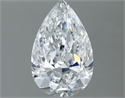 Natural Diamond 1.20 Carats, Pear with  Cut, E Color, VS2 Clarity and Certified by GIA