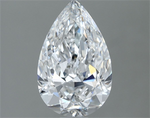 Picture of Natural Diamond 1.20 Carats, Pear with  Cut, E Color, VS2 Clarity and Certified by GIA