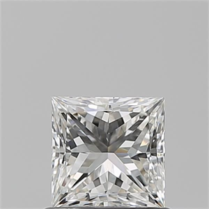 Picture of Natural Diamond 0.80 Carats, Princess with  Cut, H Color, VVS2 Clarity and Certified by GIA