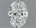 Natural Diamond 0.60 Carats, Oval with  Cut, I Color, VVS2 Clarity and Certified by IGI