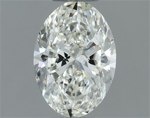Picture of Natural Diamond 0.60 Carats, Oval with  Cut, I Color, VVS2 Clarity and Certified by IGI