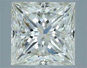 Picture of Natural Diamond 4.56 Carats, Princess with  Cut, I Color, VS1 Clarity and Certified by IGI
