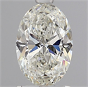 Natural Diamond 1.31 Carats, Oval with  Cut, I Color, SI2 Clarity and Certified by GIA