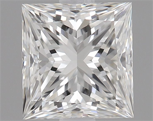 Foto Diamante Natural 0.50 quilates, Princesa , Color G, claridad VVS2 y certificado GIA de