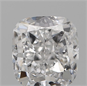 Diamante Natural 0.71 quilates, Del cojín , Color D, claridad SI1 y certificado GIA