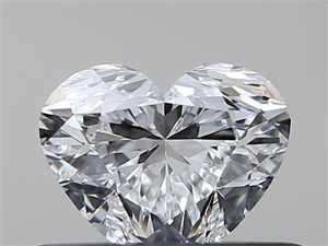Picture of Natural Diamond 0.40 Carats, Heart with  Cut, D Color, VS1 Clarity and Certified by GIA