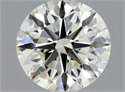 Natural Diamond 0.80 Carats, Round with Excellent Cut, K Color, SI1 Clarity and Certified by GIA