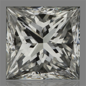 Picture of Natural Diamond 0.23 Carats, Princess with  Cut, F Color, VS2 Clarity and Certified by IGI