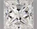 Natural Diamond 0.46 Carats, Princess with  Cut, H Color, VVS1 Clarity and Certified by GIA