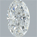 Natural Diamond 1.20 Carats, Oval with  Cut, F Color, SI2 Clarity and Certified by GIA