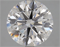Lab Grown Diamond 4.36 Carats, Round with Excellent Cut, E Color, VS1 Clarity and Certified by GIA