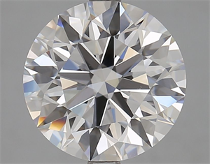 Picture of Lab Grown Diamond 4.36 Carats, Round with Excellent Cut, E Color, VS1 Clarity and Certified by GIA