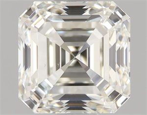 Picture of Natural Diamond 1.02 Carats, Asscher with  Cut, H Color, VS1 Clarity and Certified by IGI