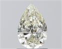 Natural Diamond 0.90 Carats, Pear with  Cut, K Color, SI1 Clarity and Certified by GIA