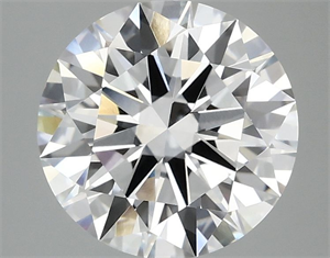 Picture of Lab Grown Diamond 2.53 Carats, Round with Ideal Cut, D Color, VVS2 Clarity and Certified by IGI