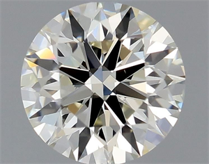 Picture of Natural Diamond 0.71 Carats, Round with Excellent Cut, L Color, VS1 Clarity and Certified by GIA