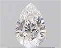 Natural Diamond 0.30 Carats, Pear with  Cut, D Color, VVS1 Clarity and Certified by GIA