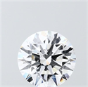 Del inventario de diamantes de laboratorio, 1.55 quilates, Redondo , Color D, claridad VVS2 y certificado IGI