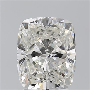 Foto Diamante Natural 3.01 quilates, Del cojín , Color H, claridad SI2 y certificado GIA de