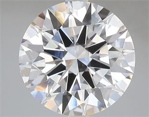 Picture of Lab Grown Diamond 6.01 Carats, Round with Ideal Cut, D Color, VVS1 Clarity and Certified by IGI