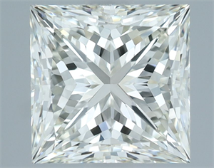 Picture of Natural Diamond 2.02 Carats, Princess with  Cut, I Color, VVS2 Clarity and Certified by IGI