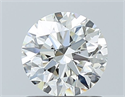 Natural Diamond 0.90 Carats, Round with Excellent Cut, I Color, VS1 Clarity and Certified by GIA